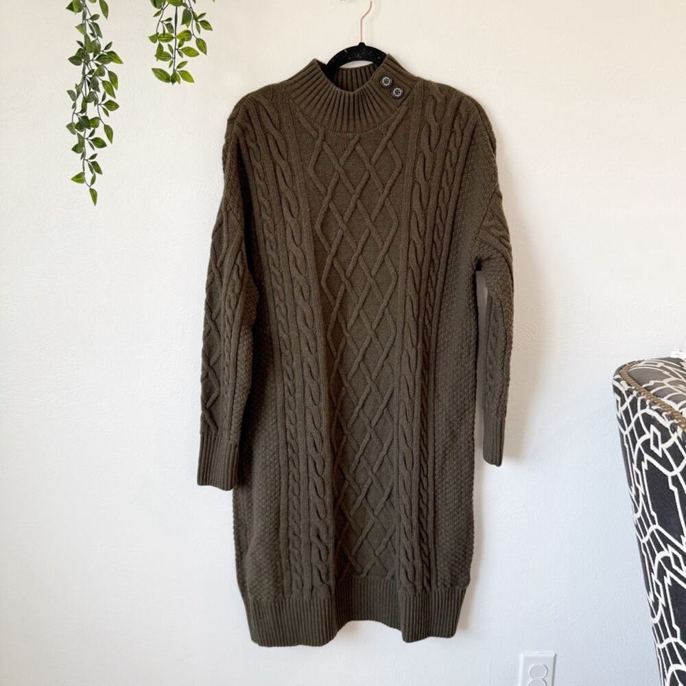 Barbour Clarence Long Sleeve Sweater Dress Sz 4